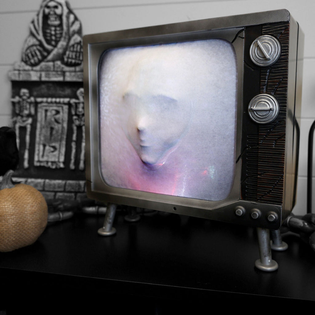Haunt & Co 11.8 in Haunted TV by Tekky, Premium Halloween Animatronic