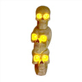 Haunt & Co 37" Skull Stack Statue with LED Eyes
