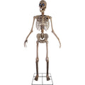 Haunt & Co 8 ft Tall Motion-Activated Towering Skeleton, Premium Talking Halloween Animatronic Decoration, Plug-In