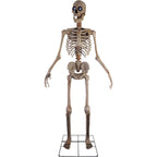 Haunt & Co 8 ft Tall Motion-Activated Towering Skeleton, Premium Talking Halloween Animatronic Decoration, Plug-In