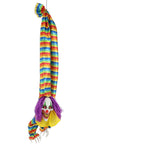 Haunt & Co 47 in Animatronic Hanging Upside Down Clown with Lights and Sound