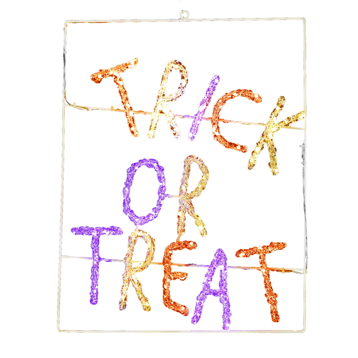 Haunt & Co CC Christmas Decor LED Lighted Trick or Treat Outdoor - 19.5"