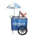 Haunt & Co I Scream Clown Cart Halloween Animatronic with Lights & Lunge, 6-ft