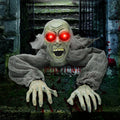 Haunt & Co Halloween Groundbreaker Zombie with Sound and Flashing Eyes,Outdoor Scary