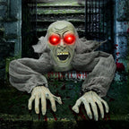 Haunt & Co Halloween Groundbreaker Zombie with Sound and Flashing Eyes,Outdoor Scary