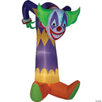 Haunt & Co Kaleidoscope Clown Airblown Halloween Yard Inflatable, 7.5'
