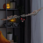 Haunt & Co LED Lighted Animated Halloween Bat with Wings - 48"