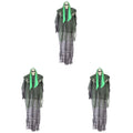 Haunt & Co Large Hanging Ghost Skeleton Halloween Decor, 3 Pack Cloth Ghost Yard Ornament for Outside Lawn Patio Garden, Spooky Haunted House Prop for Indoor Outdoor Party, 39.37x23.62 Inch