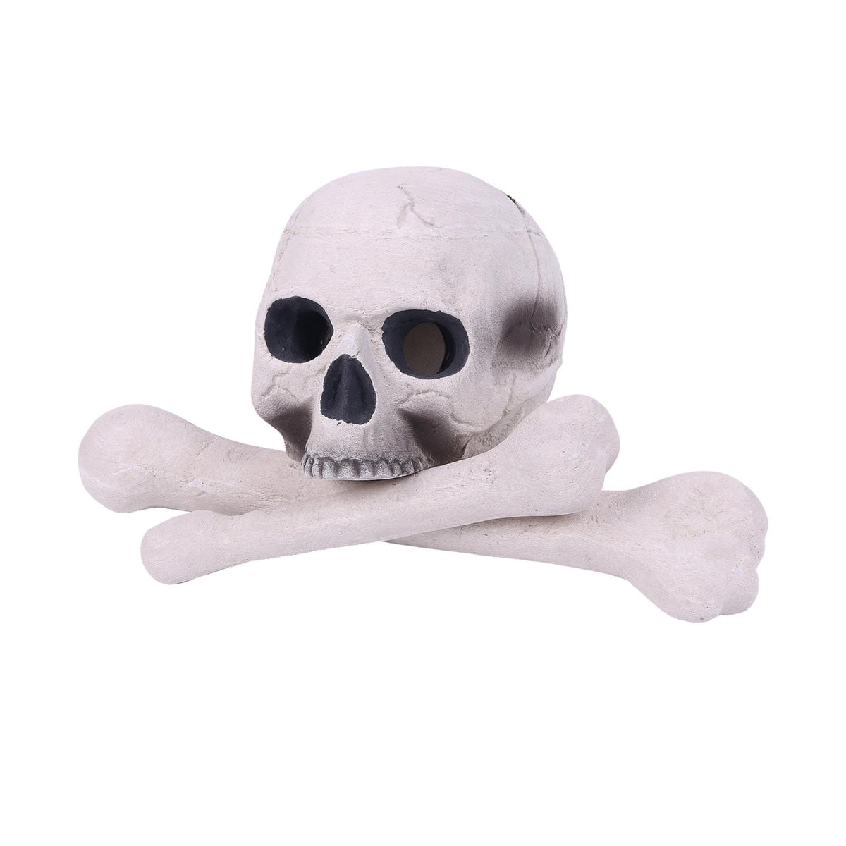 Haunt & Co MXTPOV Halloween Burning Skull Ornament Festival Party Top Burning Ceramic Crafts Decoration Home Decor