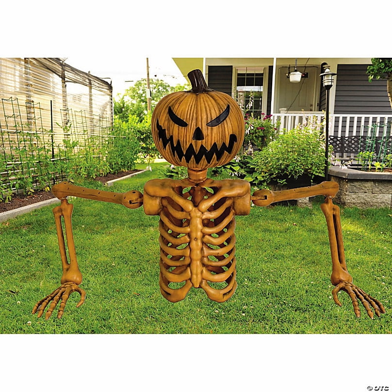 Haunt & Co FW96020 4 ft. Jack-O-Lantern Groundbreaker Halloween Outdoor Decoration