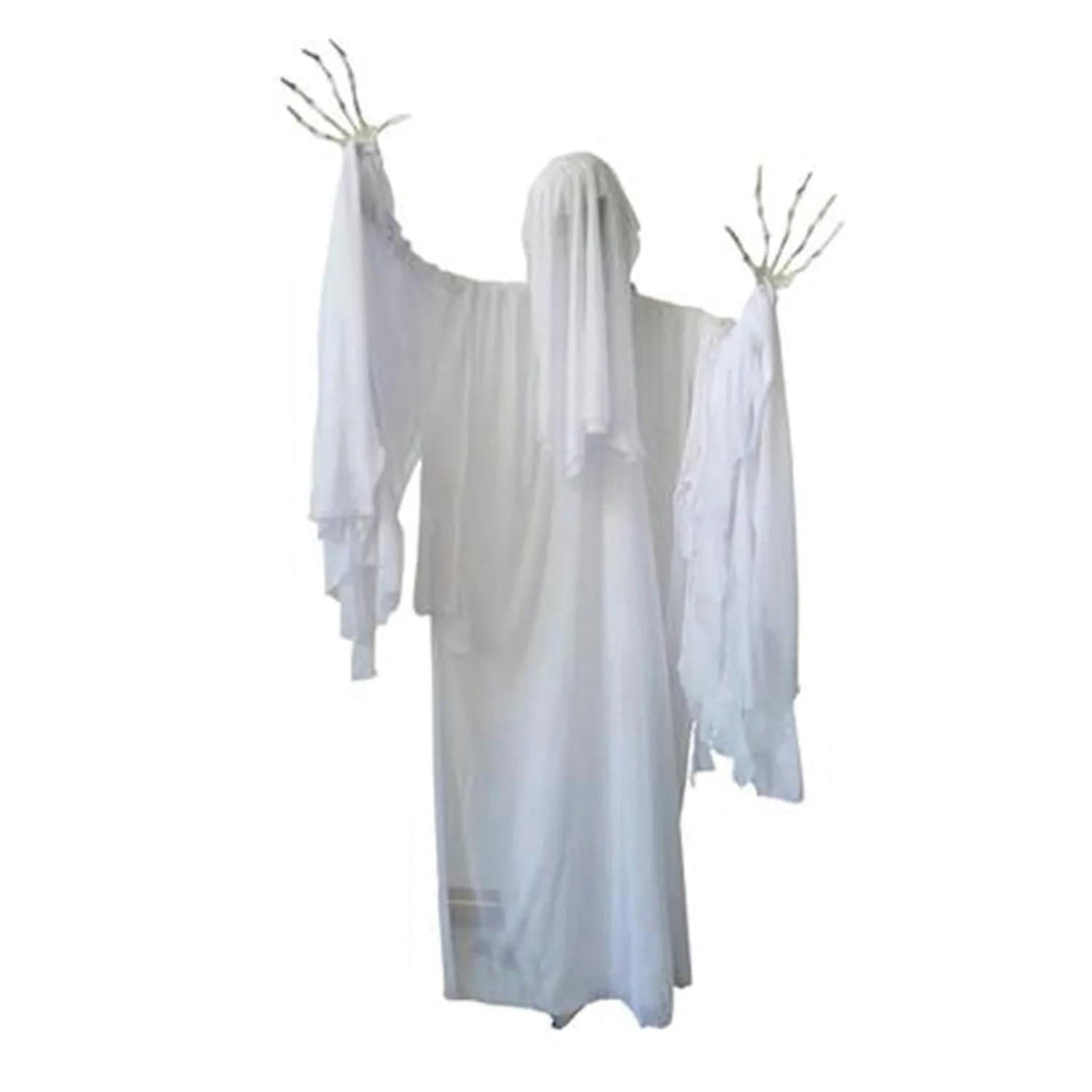 Haunt & Co Morris Costumes4 Ft. 7" x 5 Ft. 5 1/2" Skeleton Ghost Animated Prop Standing