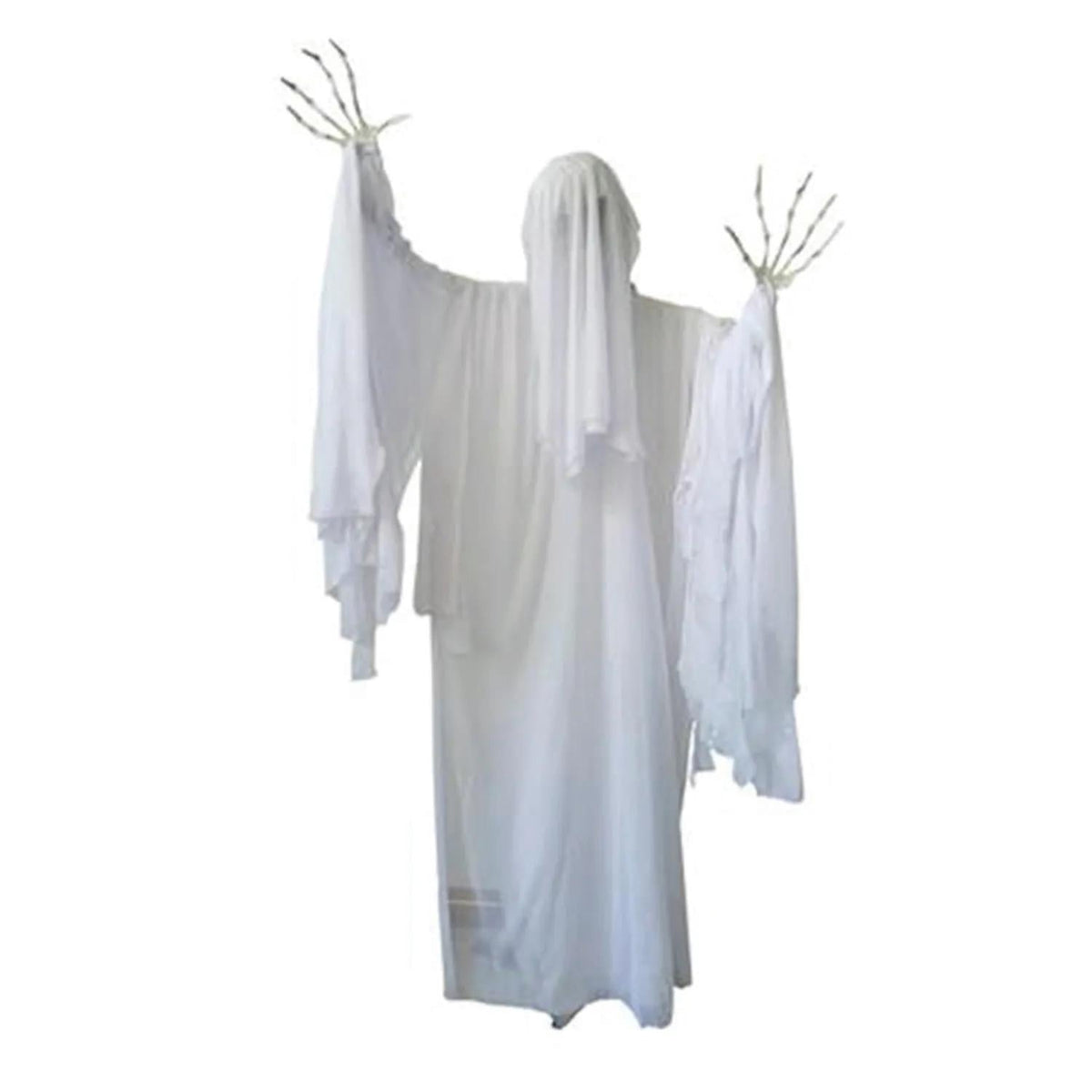 Haunt & Co Morris Costumes4 Ft. 7" x 5 Ft. 5 1/2" Skeleton Ghost Animated Prop Standing