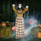 Haunt & Co 5 Ft. Standing Creepy Woman Plastic Pop-Up