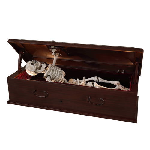Haunt & Co 12in Animated Skeleton Coffin