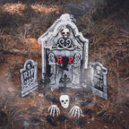 Haunt & Co Nifti Nest 26 Pcs Graveyard Tombstones, Home Outdoor Party Favors