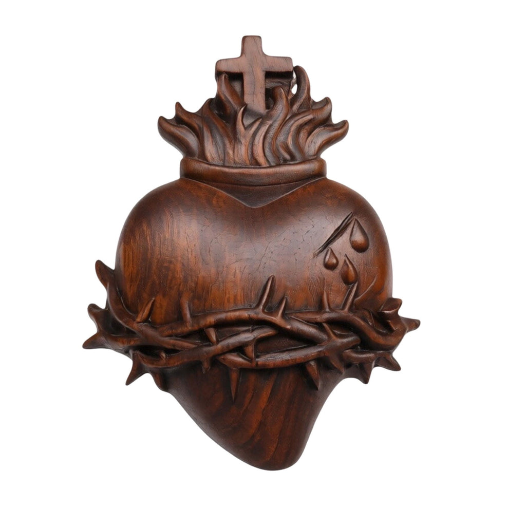 Haunt & Co Nnndbs Halloween Heart Resin Ornament Figurine, Spooky Love Heart Decor for Tabletop Shelf Home Office Gothic Party`