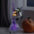 Haunt & Co Animated Flying Witch with Broom - 25"