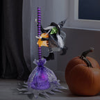 Haunt & Co Animated Flying Witch with Broom - 25"