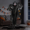 Haunt & Co Animated Hanging Zombie Vampire with Lights and Sound - 5'