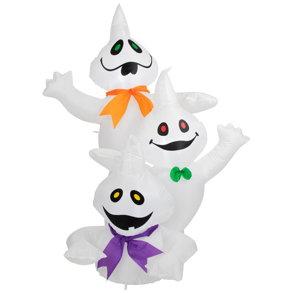 Haunt & Co LED Lighted Ghost Trio Inflatable Outdoor - 3.5'- Warm White Lights