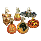 Haunt & Co Ornaments: Halloween Decorations Glass Blown Ornaments for Christmas Tree, Miniature Halloween