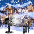 Haunt & Co Outdoor high brightness snowflake projection light, holiday decoration ambient light, Christmas Halloween laser light, light show, waterproof function, indoor home, Christmas, wedding Mother's Day