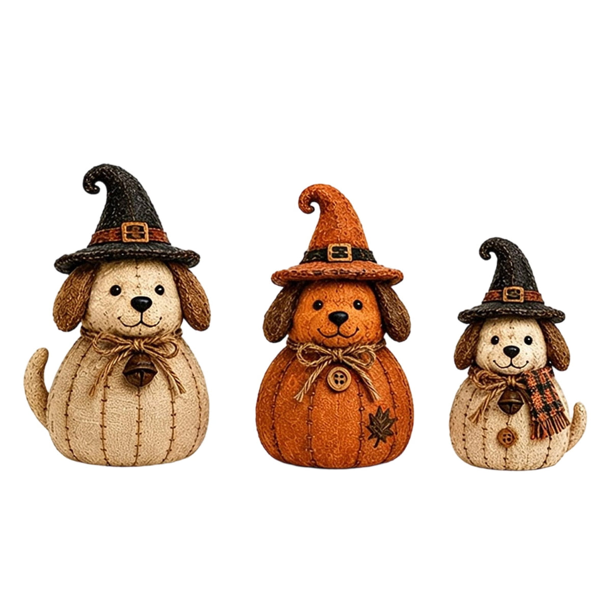 Haunt & Co PLLFRLRT Cute Witch Hat Ornaments Halloween Decorations Indoor Home Decor Tabletop Ornaments Vintage Decors