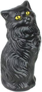 Haunt & Co PMU Halloween Black Cat - Blow Mold Plastic Cat Statue - Perfect Décor for Halloween, Home, Yard, Lawn, Garden, Indoor and Outdoor - Best