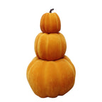Haunt & Co Pumpkin Stack Orange Halloween & Thanksgiving Décor with Stakes, 2.4-Ft