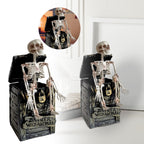 Haunt & Co SUYOLL Halloween Decorations Desktop Ornament For Party Decoration With Pumpkin Witch Skeleton Design Figurine Figurine