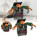 Haunt & Co SUYOLL Halloween Decorations Desktop Ornament For Party Decoration With Pumpkin Witch Skeleton Design Figurine Figurine