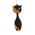 Haunt & Co Santa Land 7.25In I Am Siamese If You Need, Glass, Ornament Cat Halloween Mid Century Mcm 24O1000
