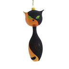 Haunt & Co Santa Land 7.25In I Am Siamese If You Need, Glass, Ornament Cat Halloween Mid Century Mcm 24O1000