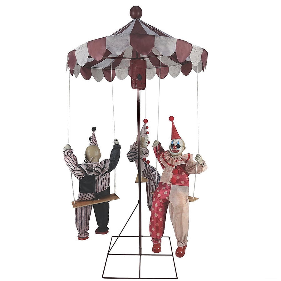 Haunt & Co Clowns Go Round Animated Prop