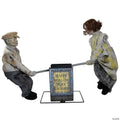 Haunt & Co Animated See-Saw Dolls - 36 in x 48 in