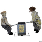Haunt & Co Animated See-Saw Dolls - 36 in x 48 in