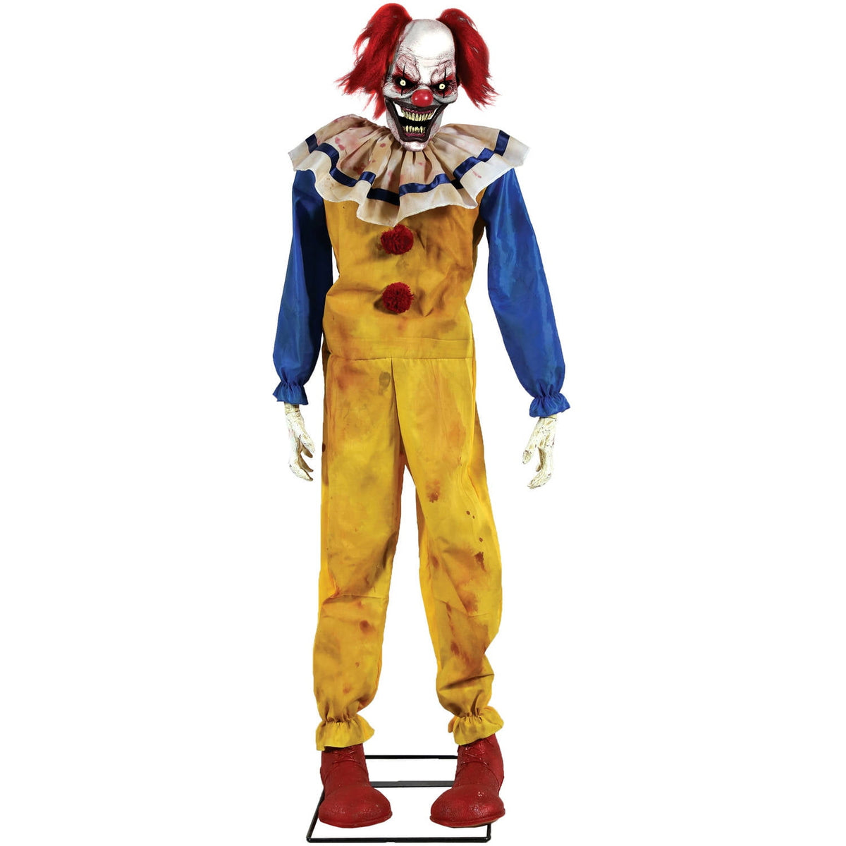 Haunt & Co Animated Twitching Clown - 5 ft