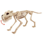 Haunt & Co USA SEW81896 18.5 in. Animated Light-Up Tiger Skeleton