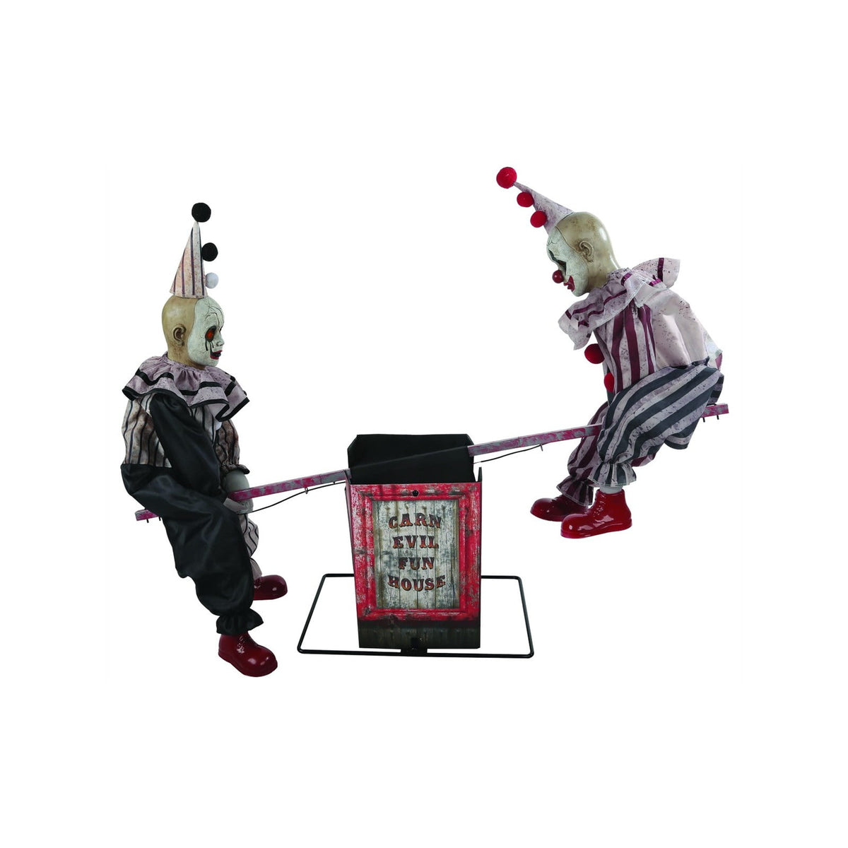 Haunt & Co See Saw Clowns Animated Prop
