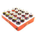 Haunt & Co Shiny Brite 1.25" Rounds & Reflectors Ornament Halloween Decorated 4028049