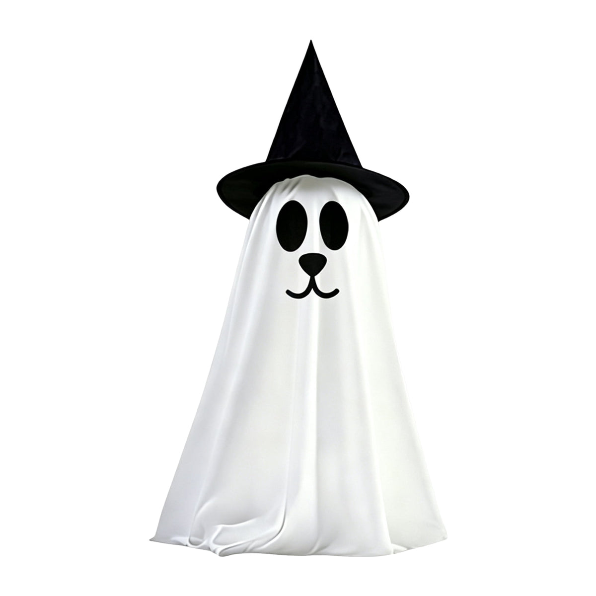 Haunt & Co 2 Pack Standing Ghost Dog Halloween Decorations, Cute Spooky Yard Lawn Porch Decor, Weather Resistant Plastic Figurines for Outdoor Indoor Home Party Display