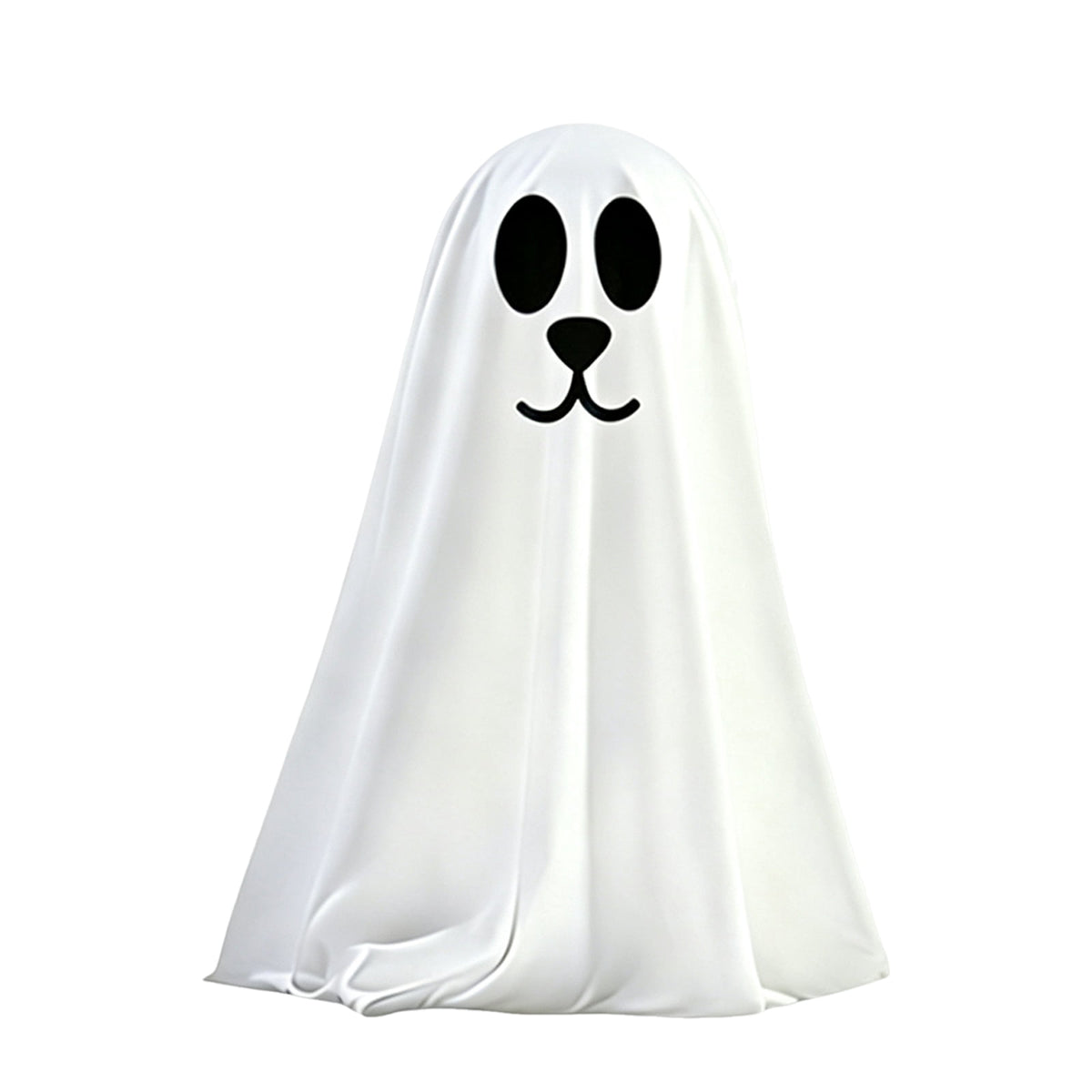 Haunt & Co 2 Pack Standing Ghost Dog Halloween Decorations, Cute Spooky Yard Lawn Porch Decor, Weather Resistant Plastic Figurines for Outdoor Indoor Home Party Display