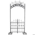 Haunt & Co Halloween Cemetery Archway Gate 8.5 Ft Haunted House Graveyard Entrance Prop