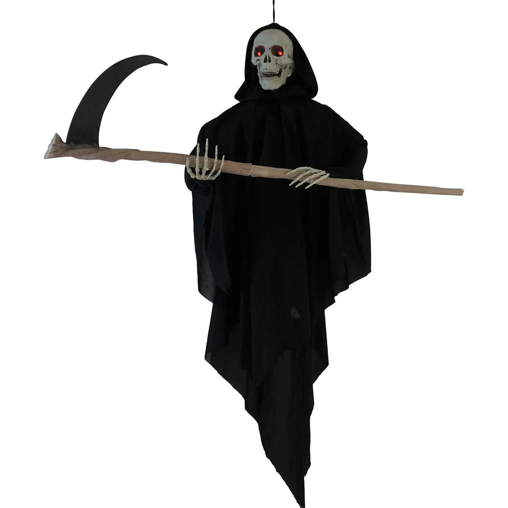 Haunt & Co Sunstar Reaper Light-Up Animated Hanging - 36 in