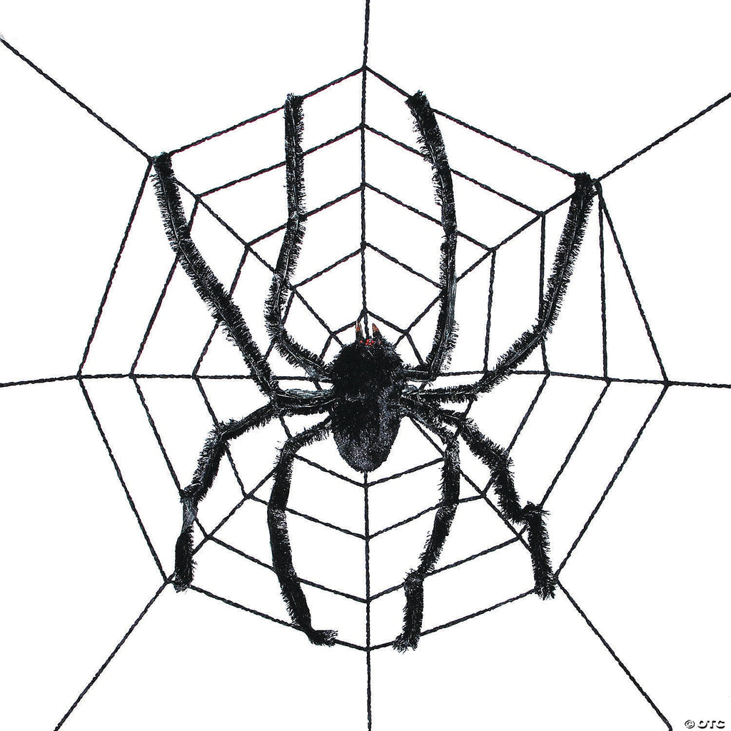 Haunt & Co Sunstar Spider Web with Spider - 8 ft