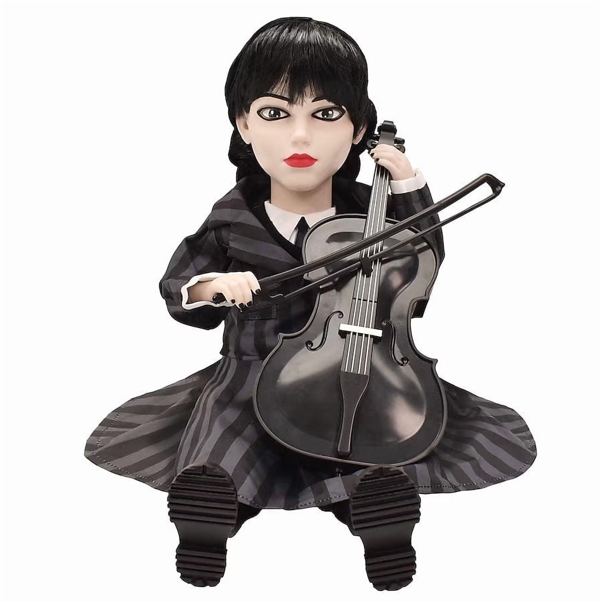 Haunt & Co The Addams Family Wednesday Halloween Animated Doll Tabletop Decor 13 in