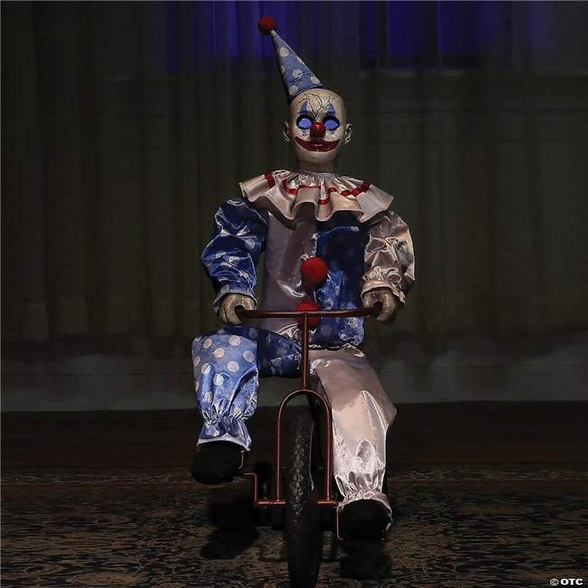 Haunt & Co 32" Animated Tricycle Clown Doll