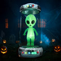 Haunt & Co 8' Halloween Inflatables UFO Alien Decoration Outdoor Light-up Holiday Decoration