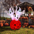 Haunt & Co Halloween Ghost and Pumpkin Outdoor Halloween Inflatables