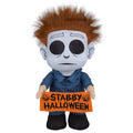 Haunt & Co Universal Michael Myers in Blue Halloween Door Greeter Decoration, 18.5 in